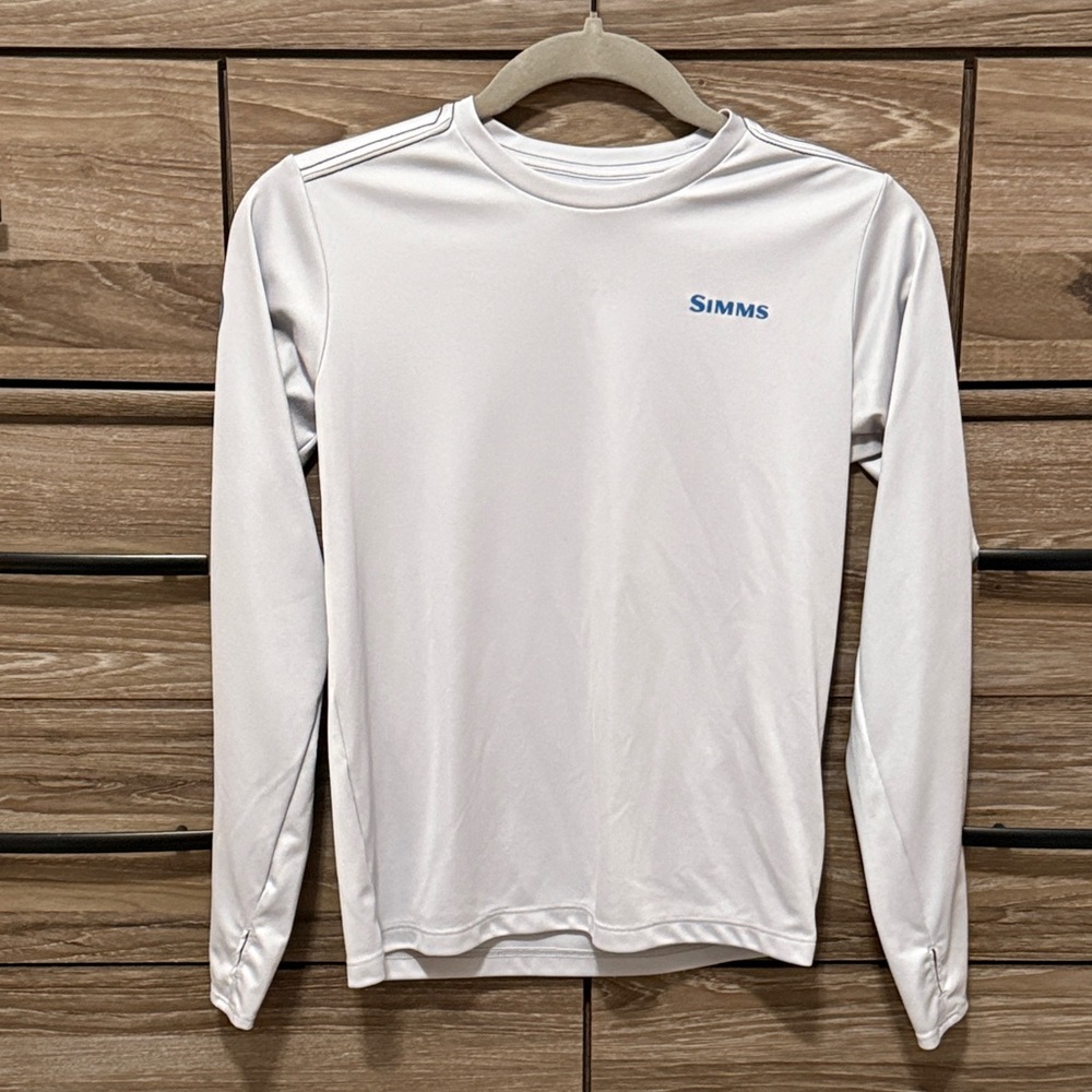 Simms Sun Shirt Size Large Grey